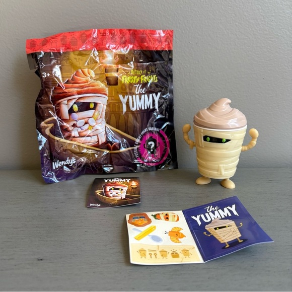 Wendy's Other - 2025 Wendy's "Return of Frosty Frights"The Yummy Mummy Kids Meal Toy- OPENED-NEW